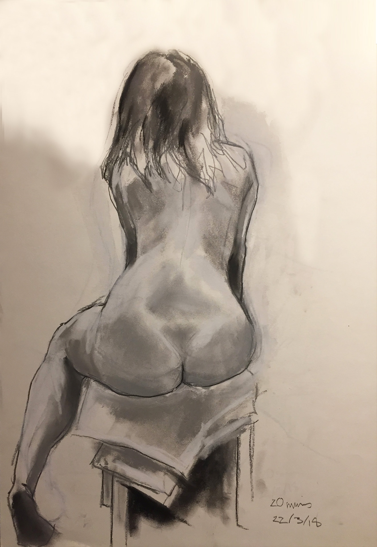 Life Drawing Sketch 1 Session 22/3/18