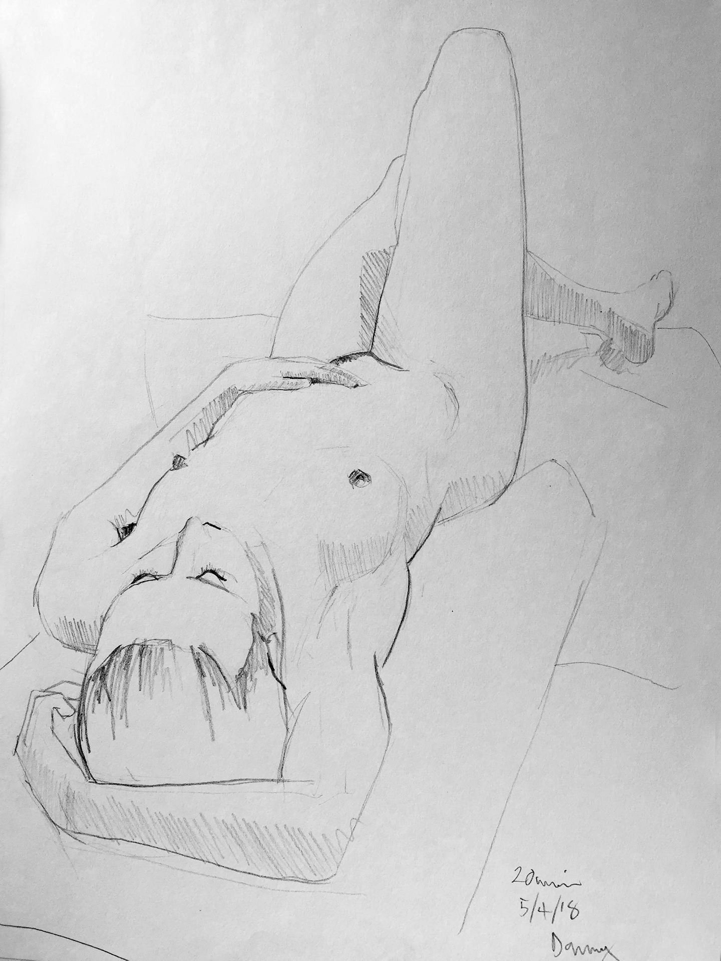 Life Drawing Sketch 1 Session 5/4/18