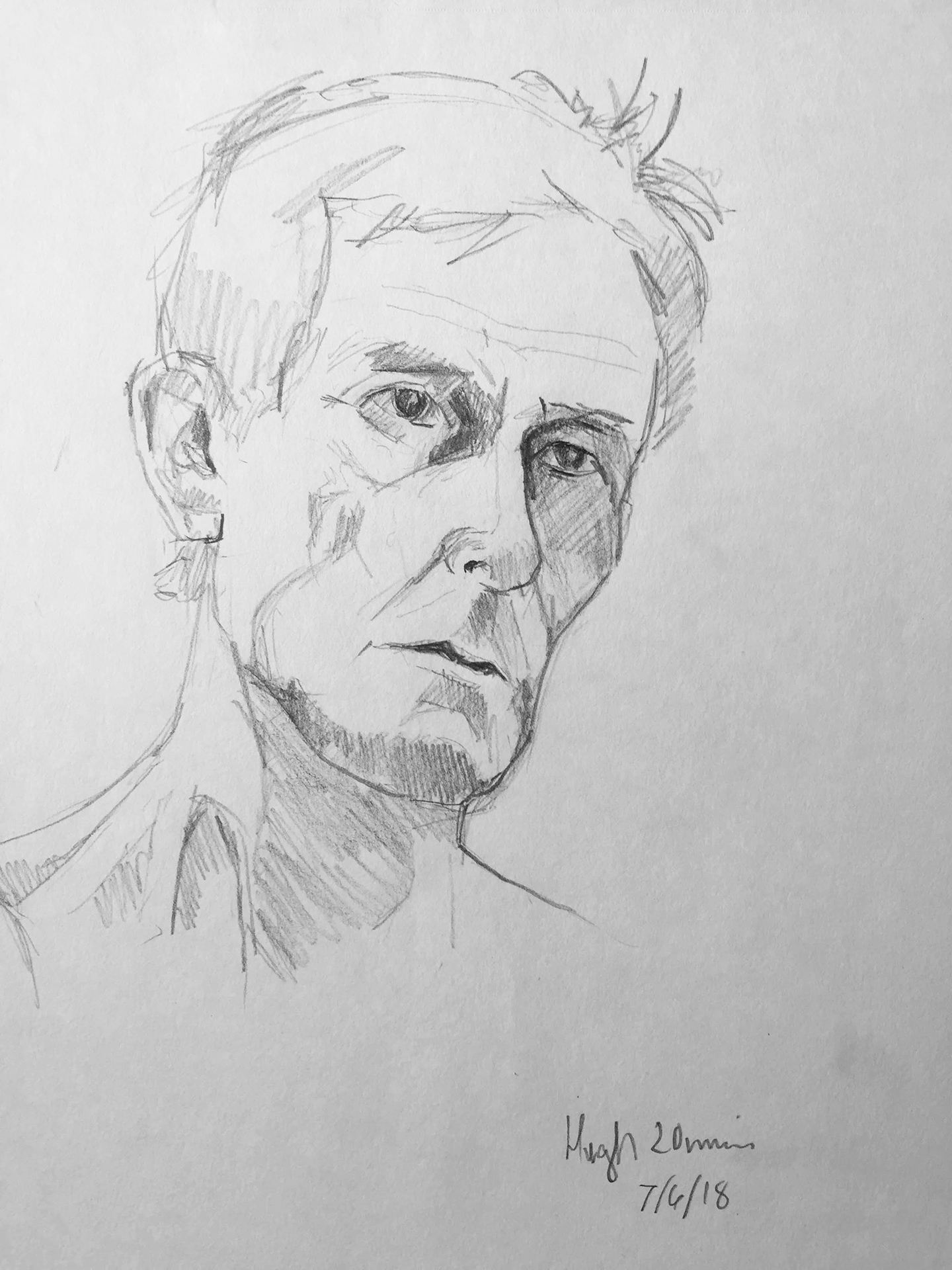 Life Drawing Sketch 1, 7/6/18 (Copy)