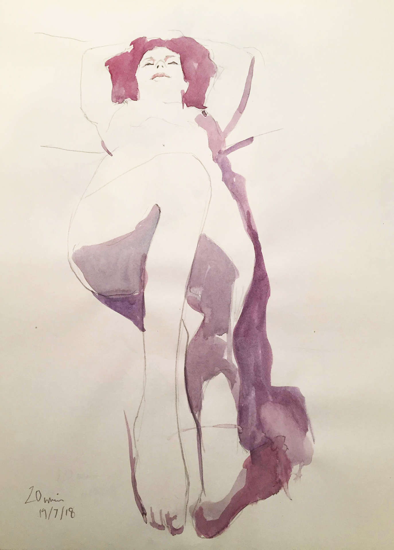 Life Sketch of Mia 19/07/18