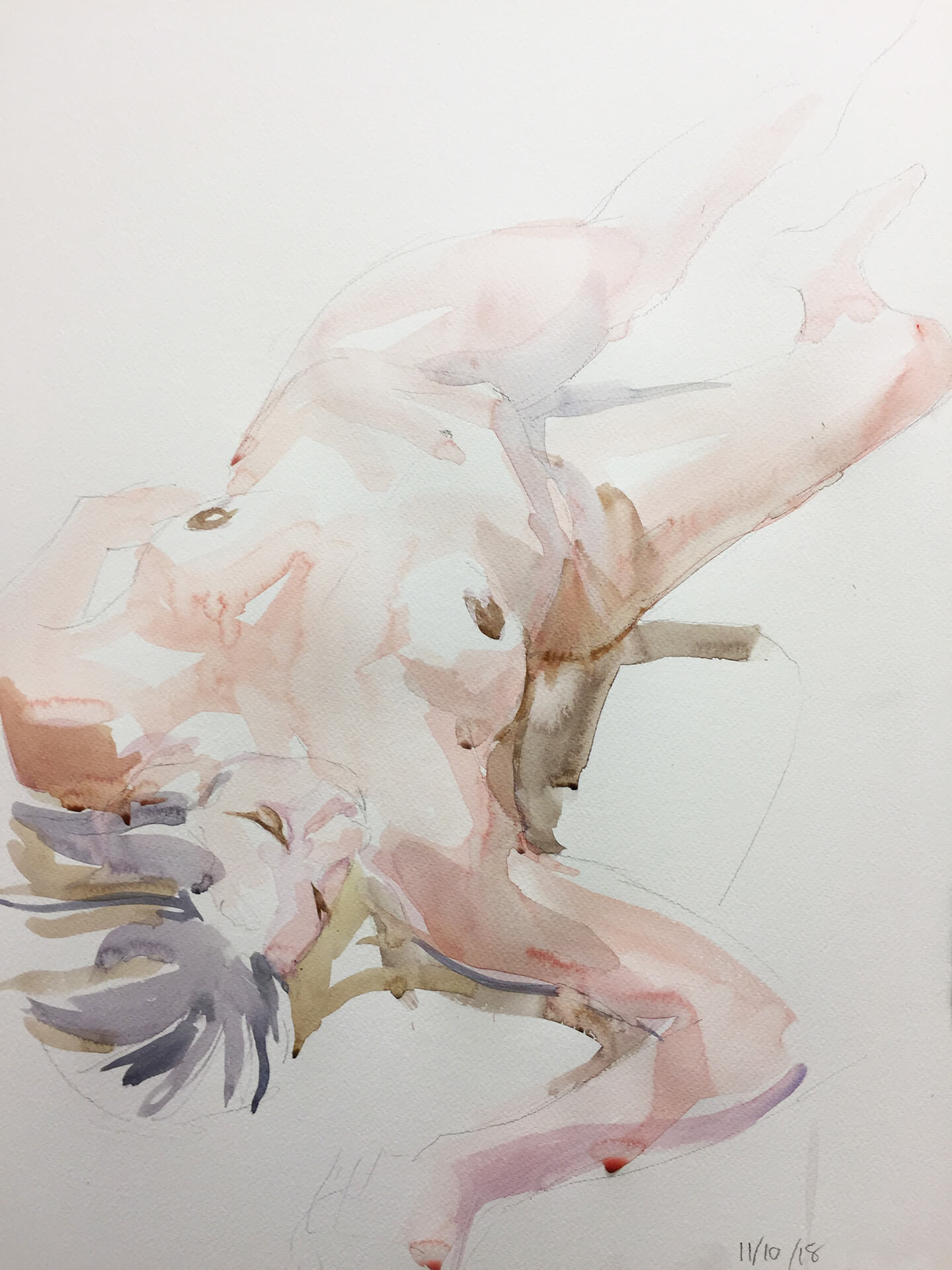 Life Drawing Session, 11/10/2018 