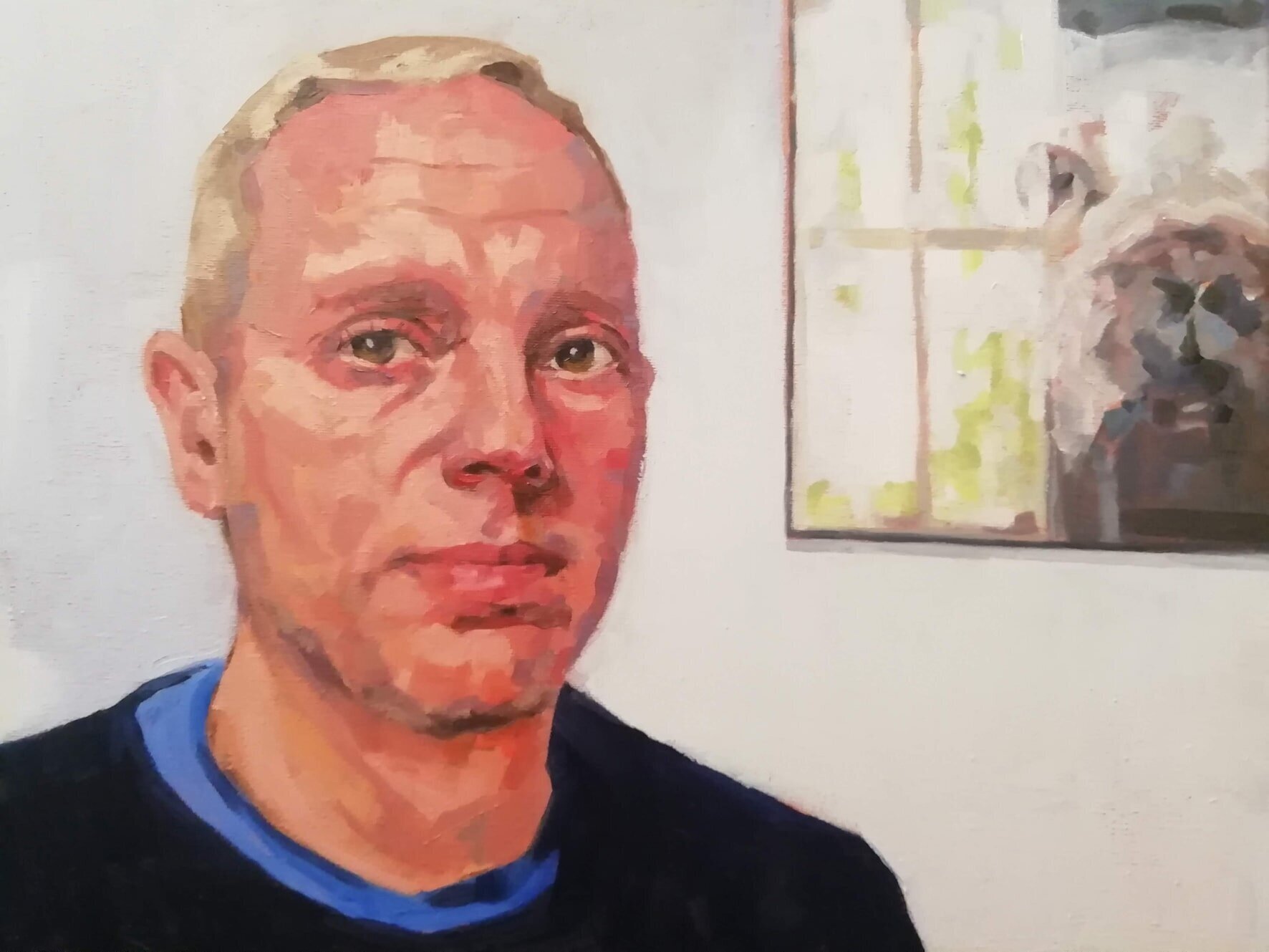 My Portrait of Judge Rinder by Jonathan Ing 16"x 20"