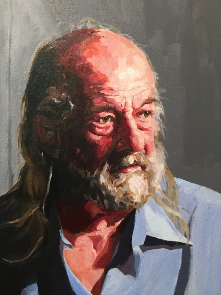 Martin from Raw Umber Studios by Jonathan Ing. Oil on Canvas 16"x20"