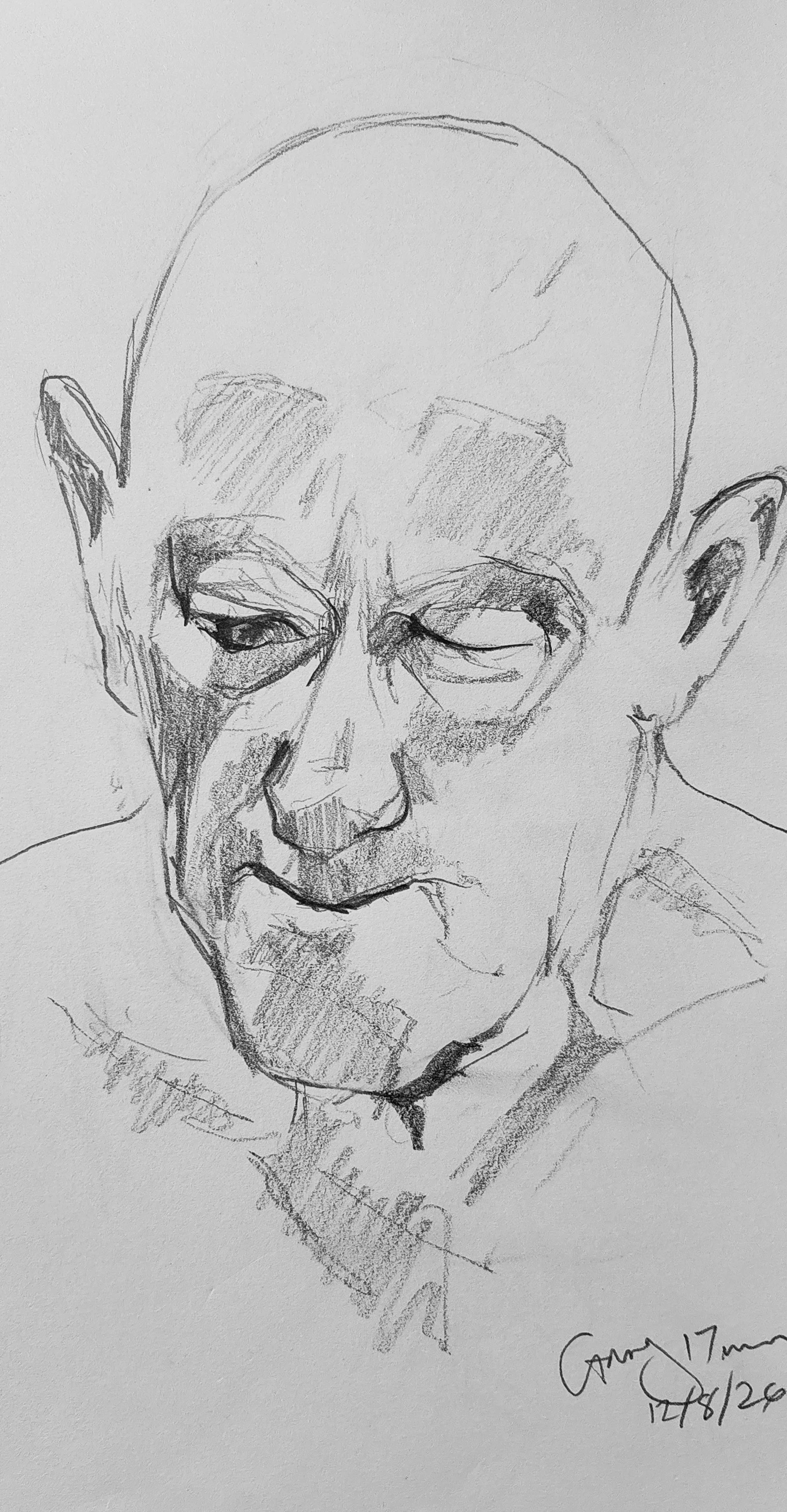 Gary (17 minutes sketch) from Canterbury Lifedrawing group 12/8/2026