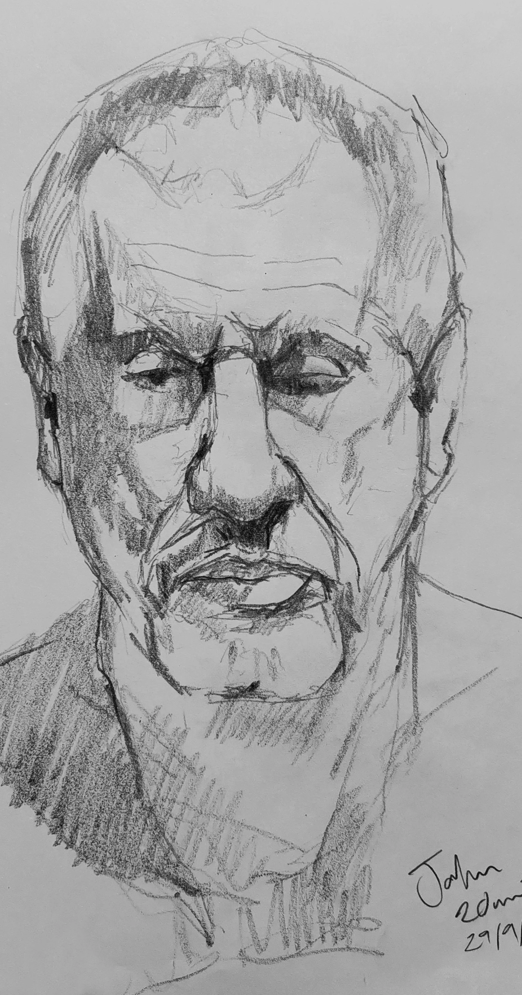 John From Canterbury Life Drawing (20 Minute Sketch) 29/9/2026