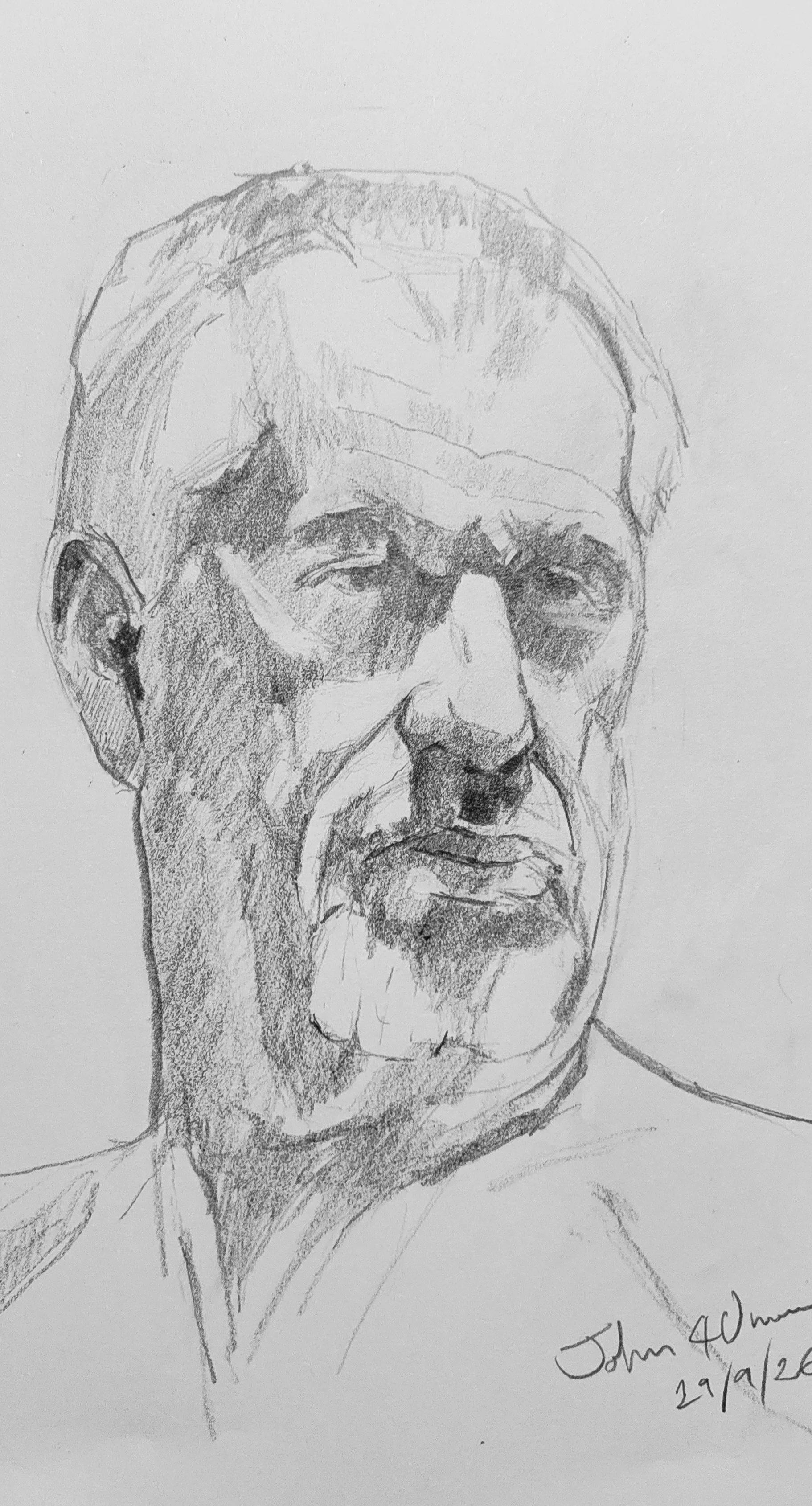 John From Canterbury Life Drawing (40 Minute Sketch) 29/9/2026