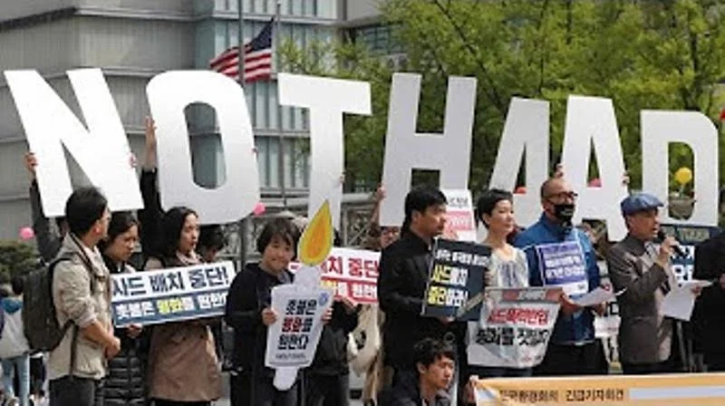South Koreans protest US anti-missile system