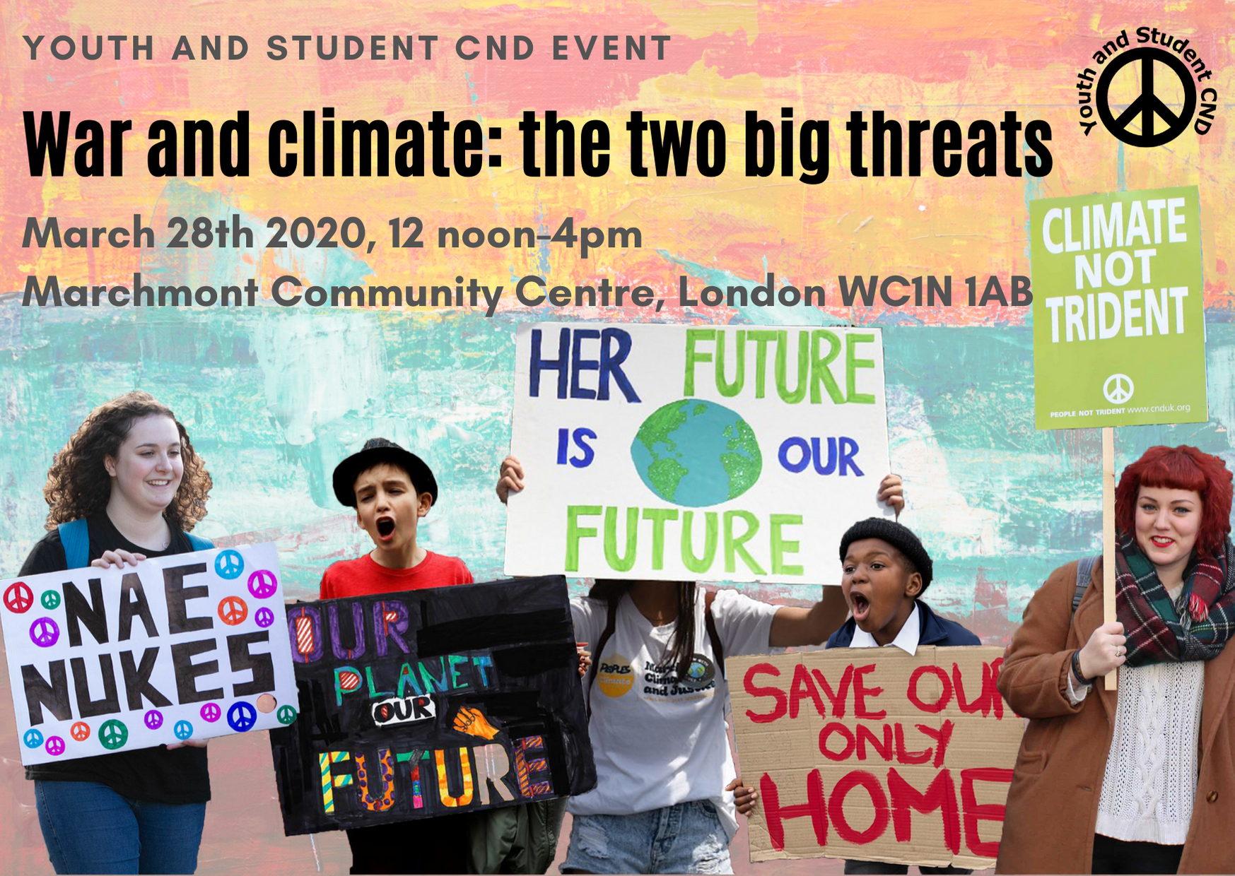*Postponed* War and climate, the two big threats
