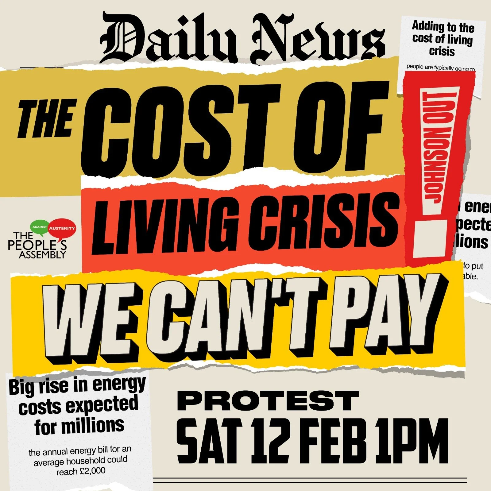 Cut Energy Bills Protest