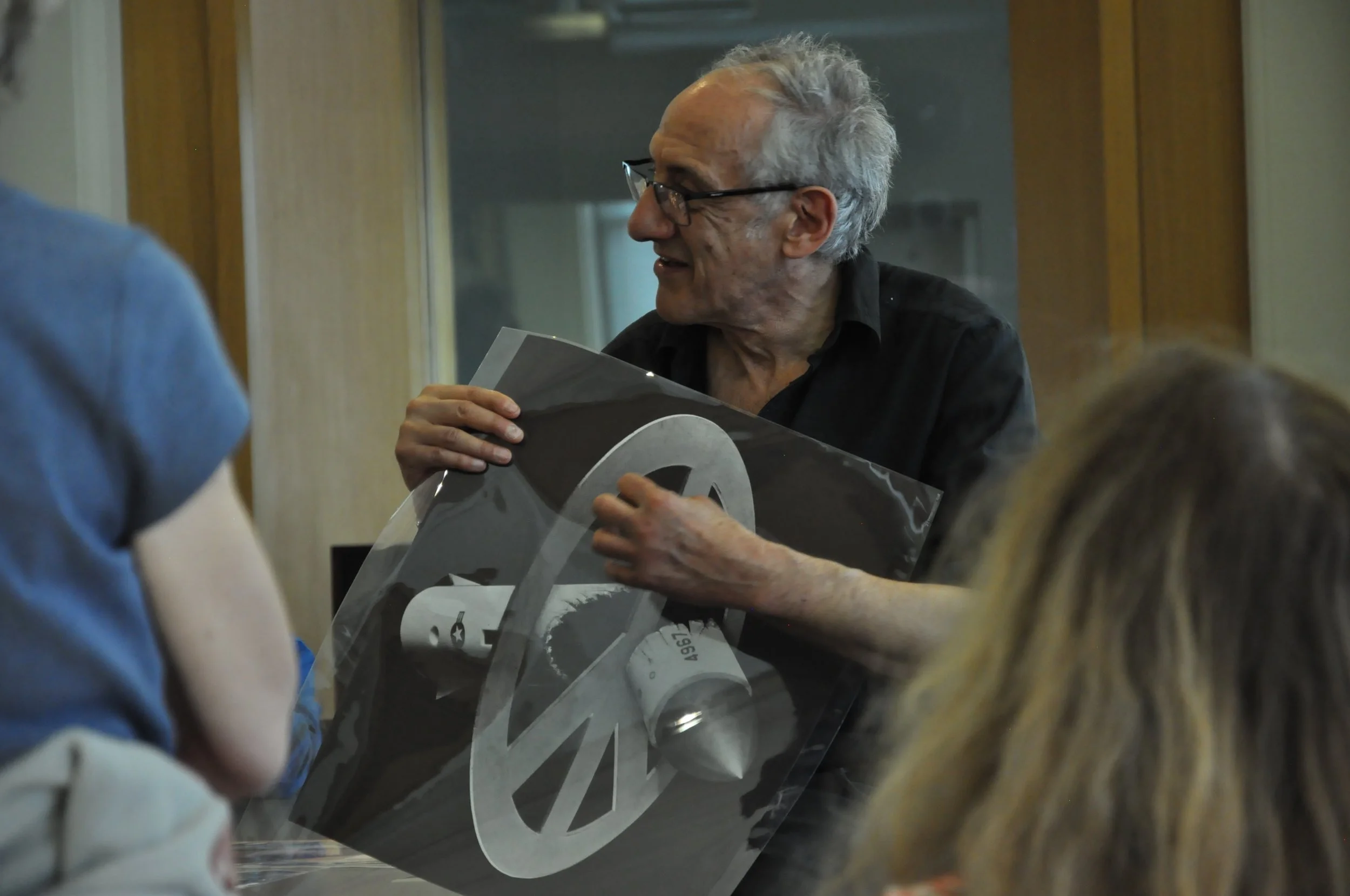 London CND at the V&amp;A archives, with Peter Kennard