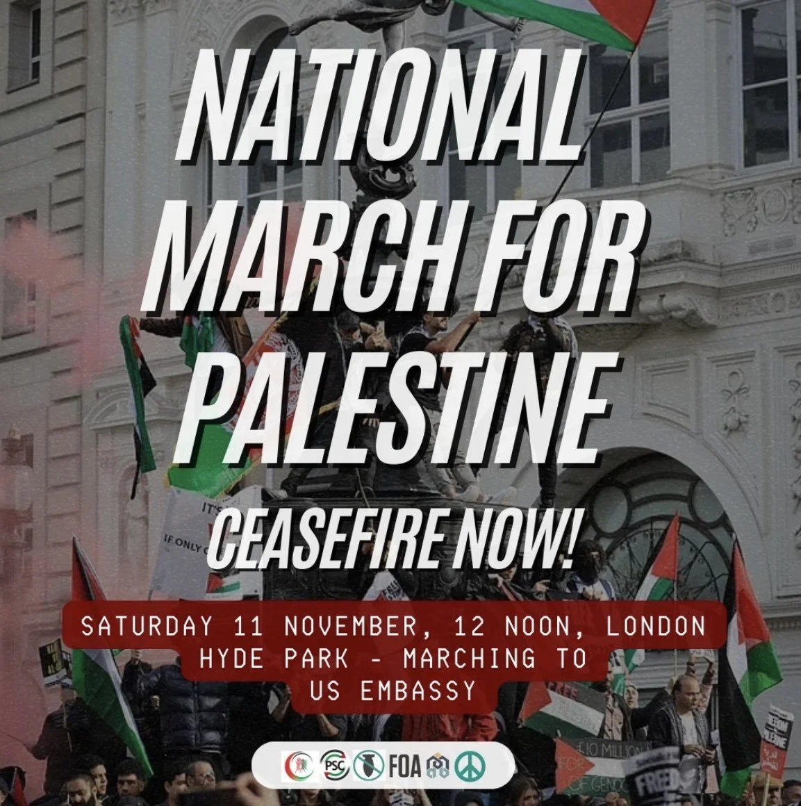 March for a ceasefire in Palestine