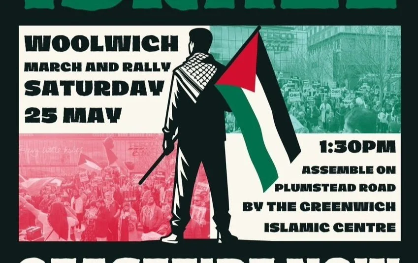Woolwich March &amp; Rally For Gaza