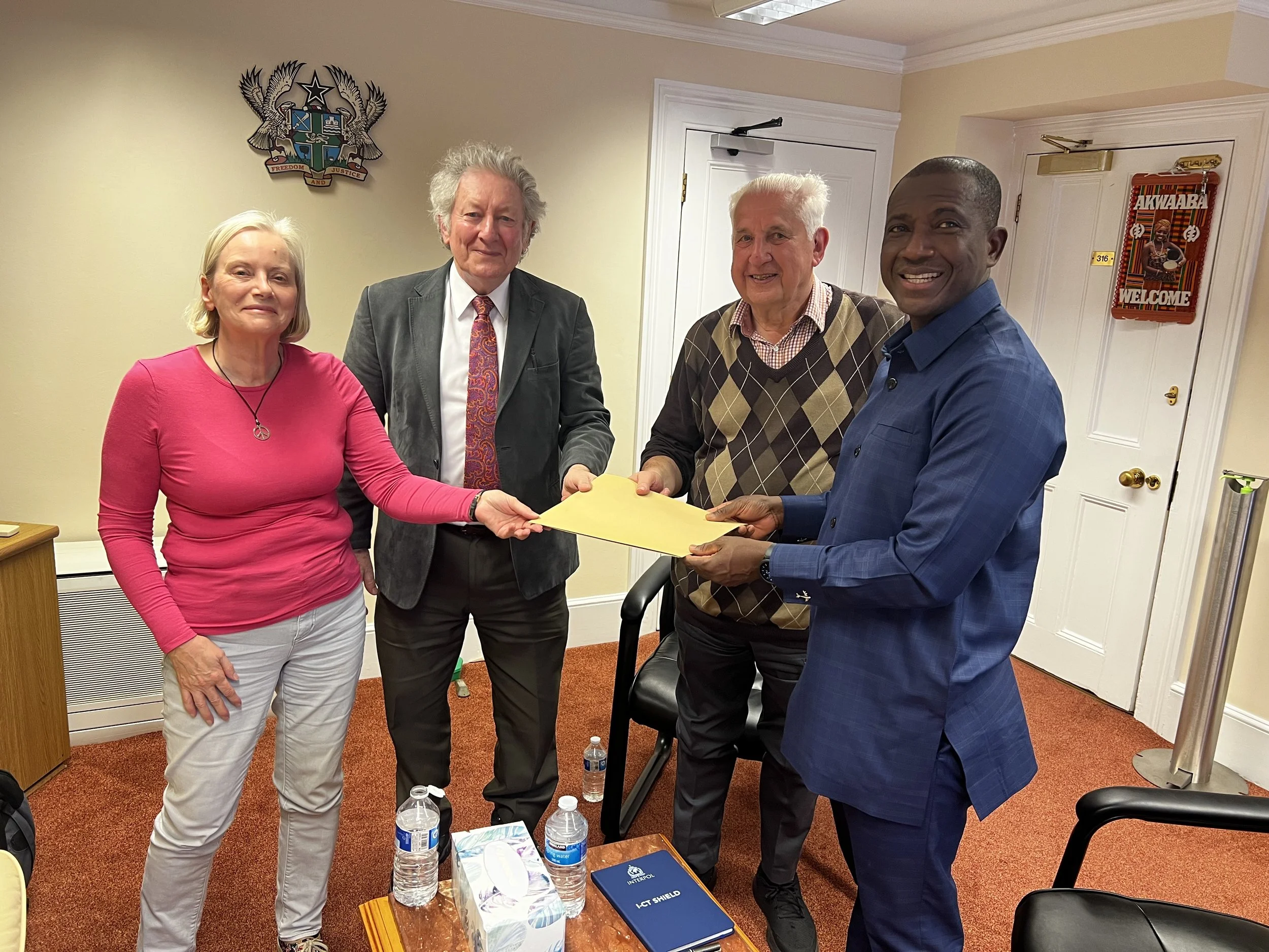 UN International Day of Peace 2024  London CND visits embassies across the capital