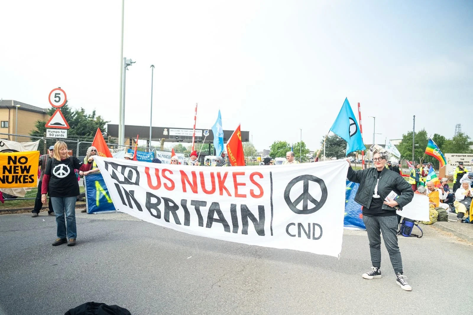 Lakenheath Blockade Breaks the Silence on US Nukes Returning to Britain