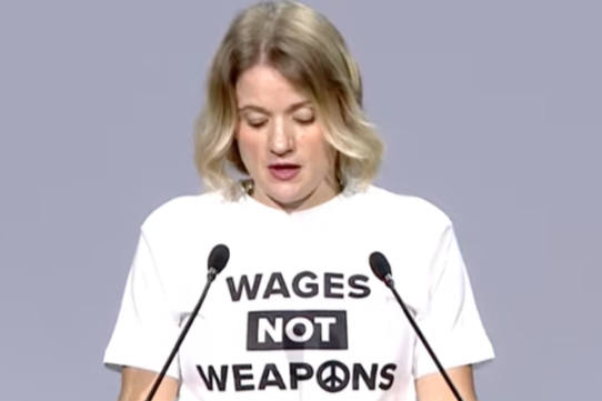 TUC Congress calls for Wages not Weapons
