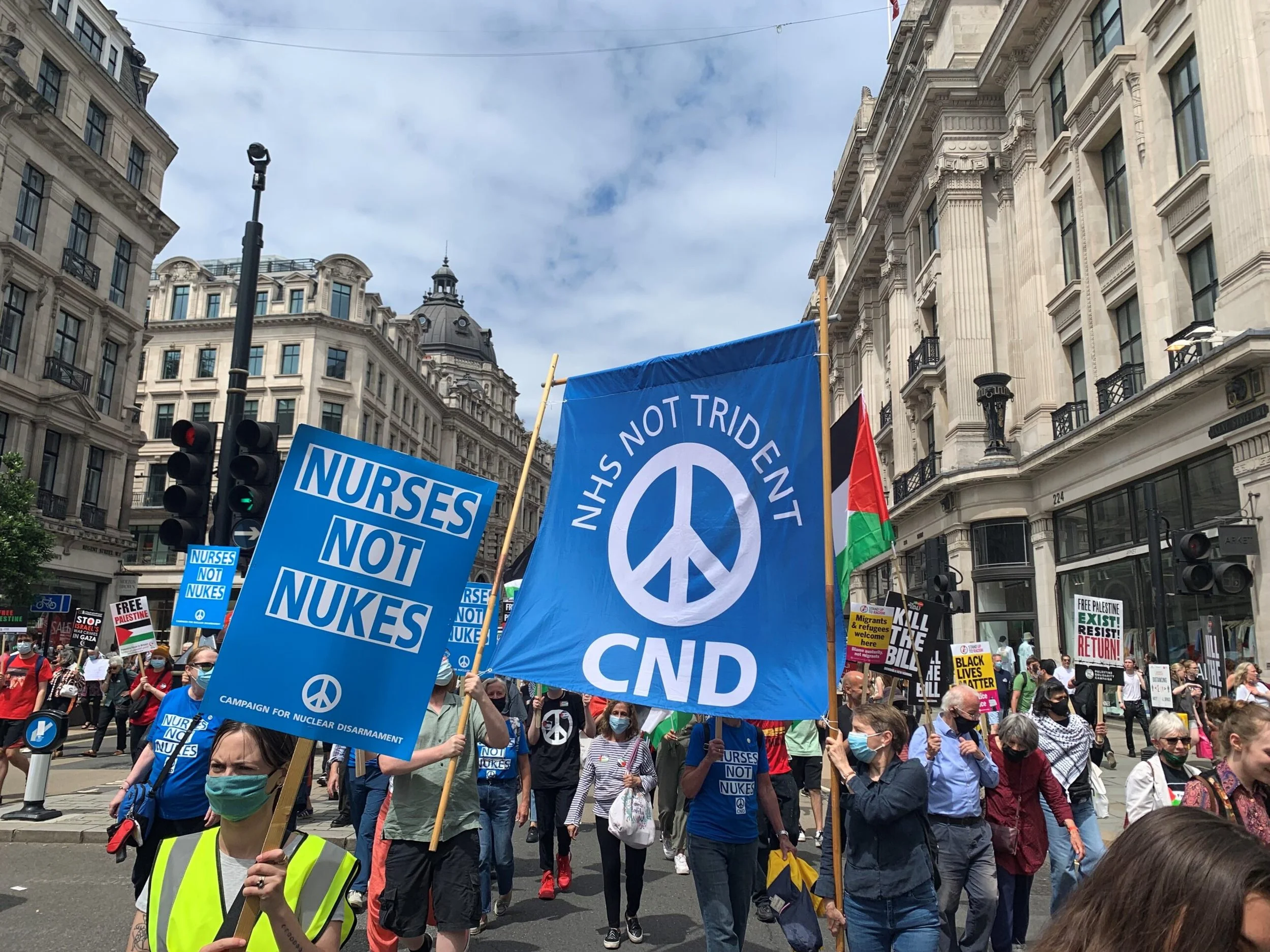 Nurses not Nukes: Eve of Budget protest