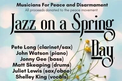 ‘Jazz on a Spring Day’ – Musicians for Peace and Disarmament concert