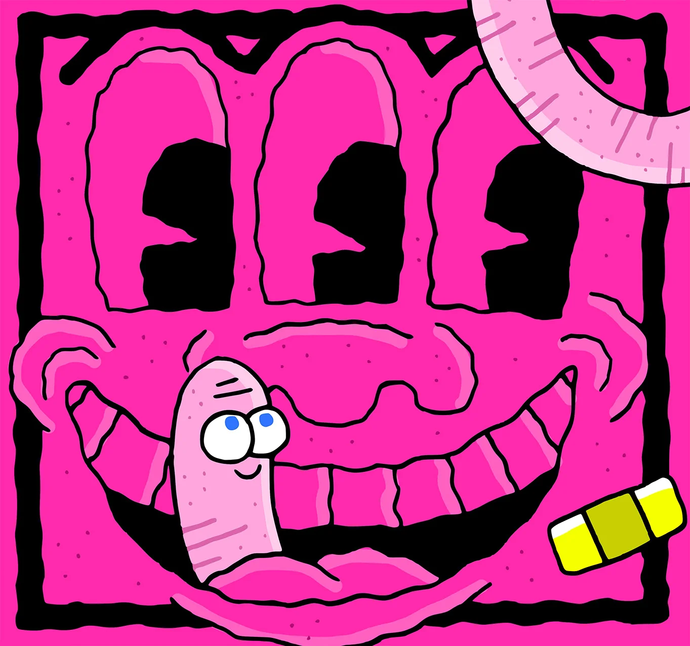 NME - HARING SMILEY