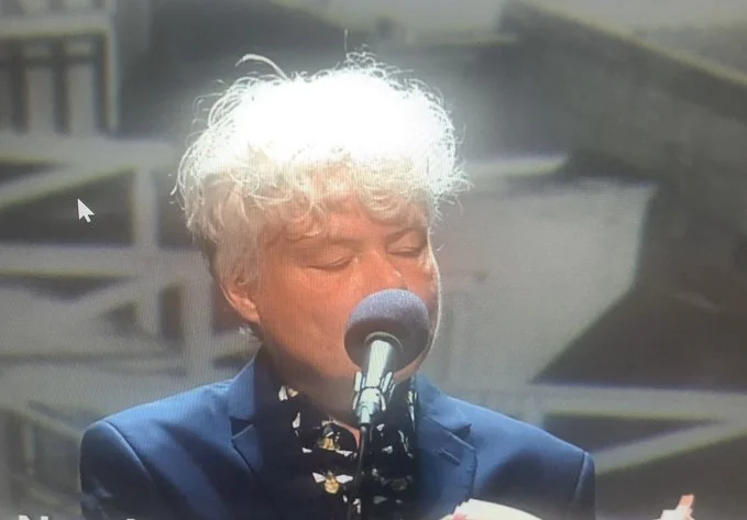 Wallwein performs In Our City Speaks Contactmcr UnitedWeStream GM Manc City of Lit