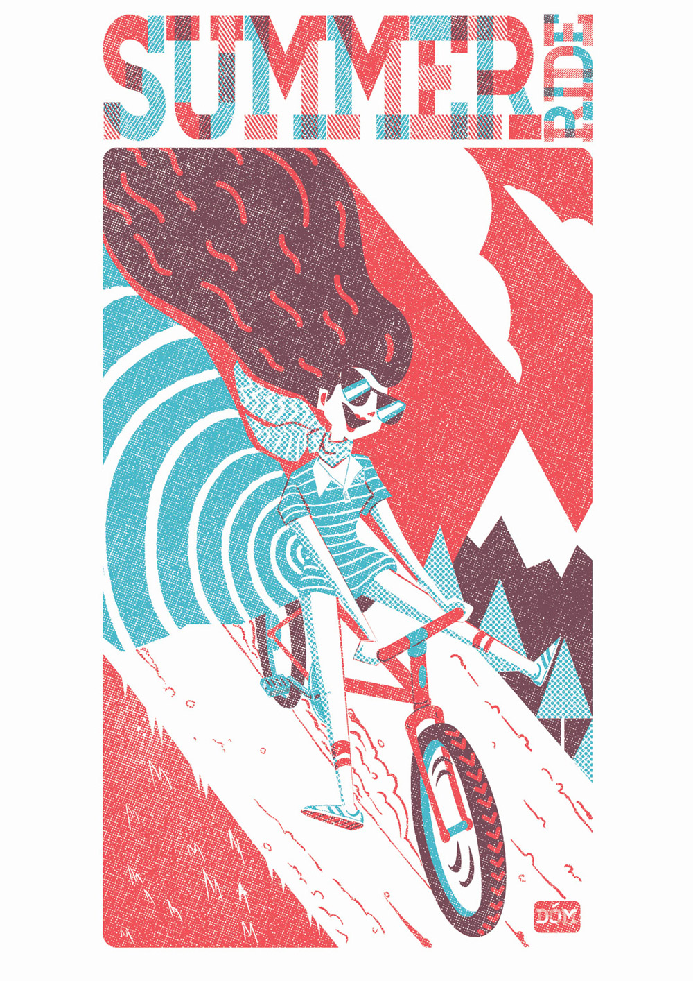  Limited edition screen print for Artcrank USA exhibition, UK. 