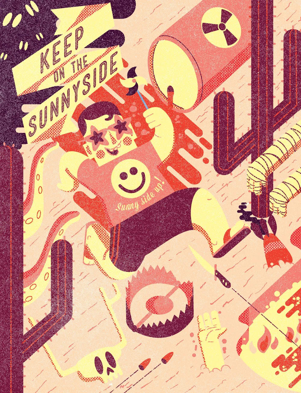 Illustration for Migrate magazine, the publication for the South African Advertising Awards.