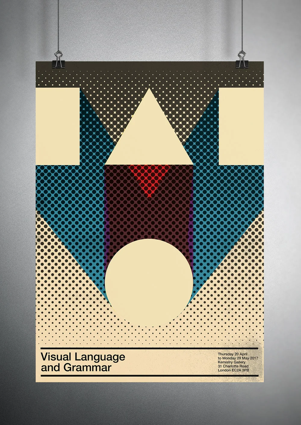 Poster for series of talks on Visual Language and Grammar.