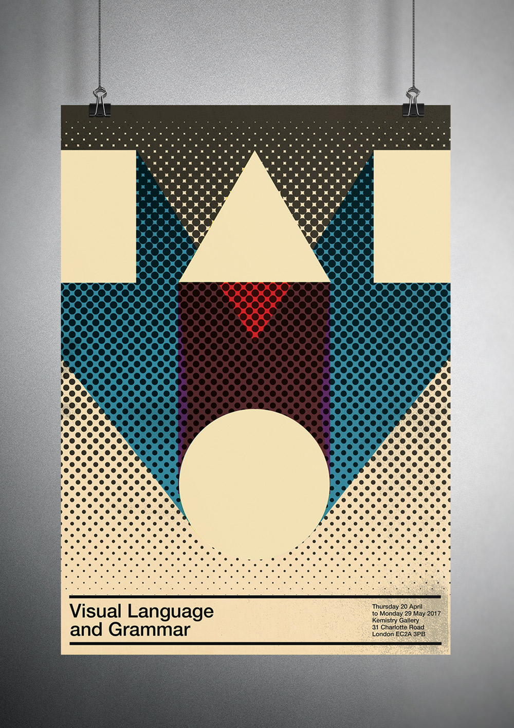  Poster for series of talks on Visual Language and Grammar. 