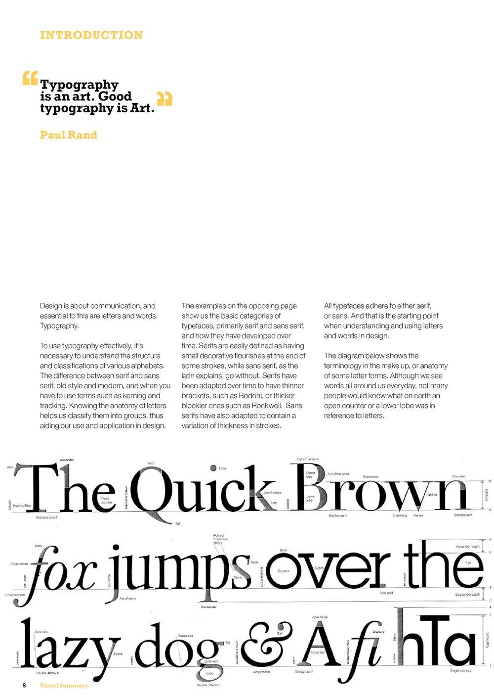 Sample page, self-initiated publication.