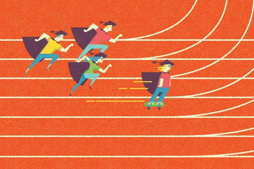 Editorial illustration for 1843 magazine, the arts and culture publication of The Economist.