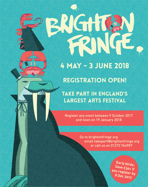  Illustration for Brighton Fringe Festival 2018. 