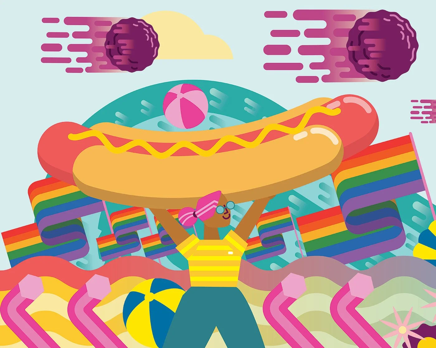 IKEA Brighton mural detail