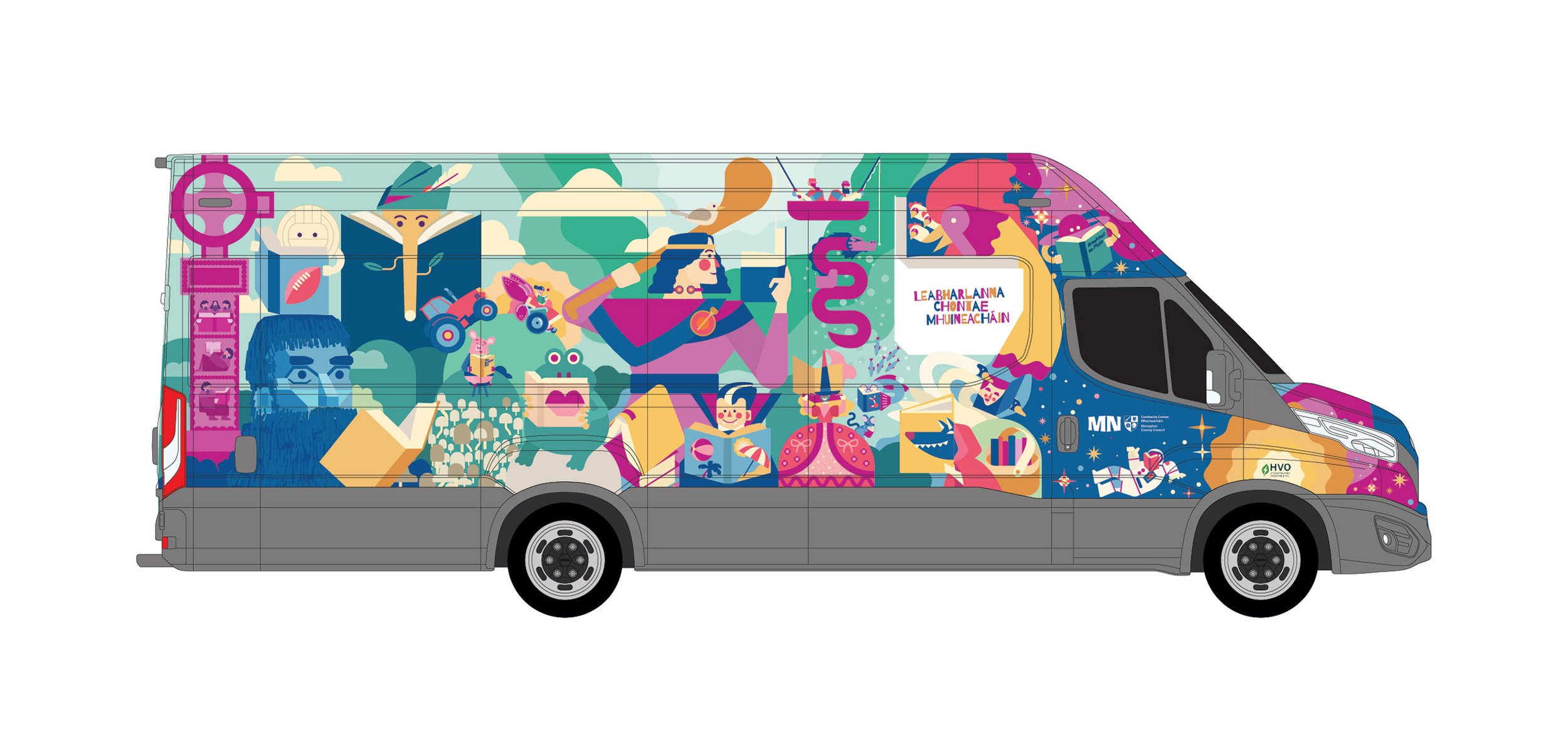 Mobile library van design