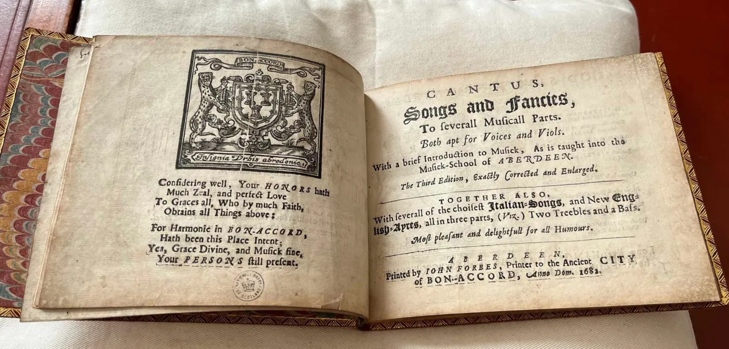 Music from John Forbes’ Songs and Fancies