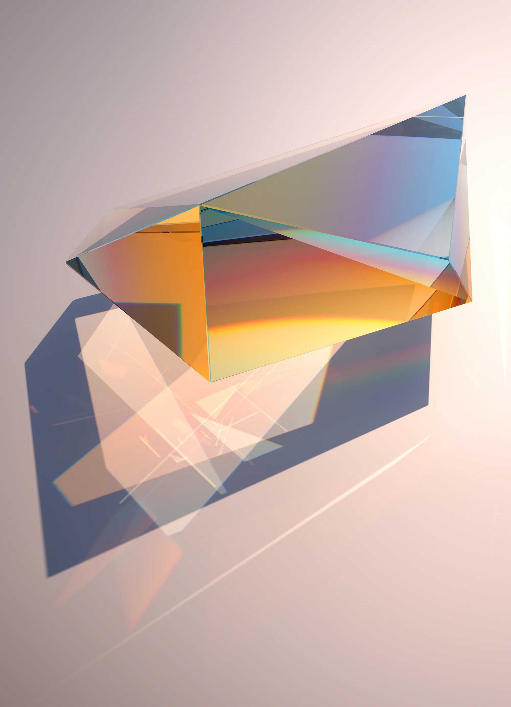 Glass Prisms — Eskimo Square 3D Design