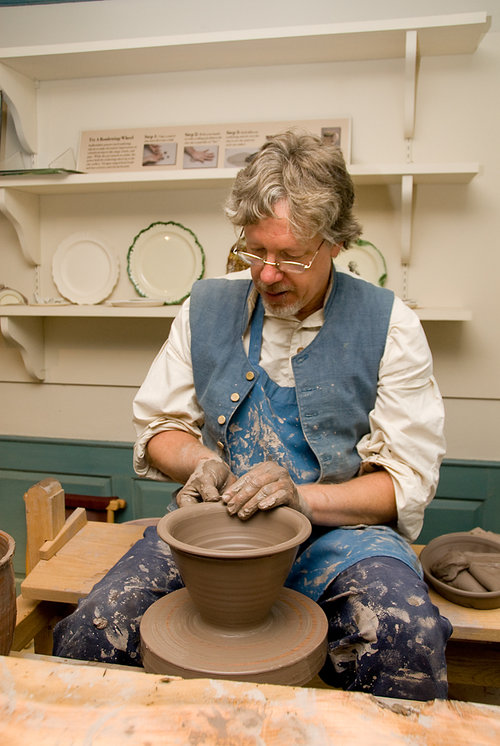 Historic Trade Demonstration: Redware Pottery with Stephen Earp 