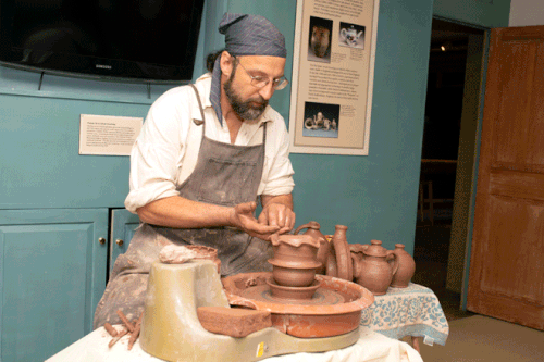 Historic Trades Demonstrations: Redware Pottery and Silversmithing 