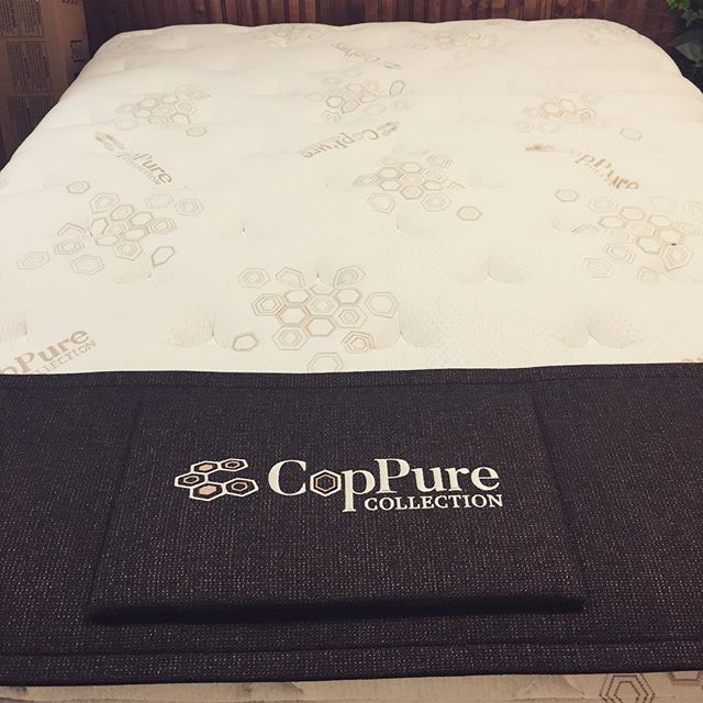 Ready for a good start of the week?#CopPure#copper#coppermattress#healthylifestyle #grandrapidsbedding