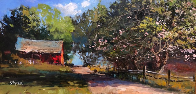 Cherry Blossems 10x20 Acrylic