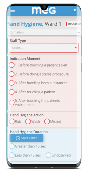 Hand Hygiene Audit Tool — MEG