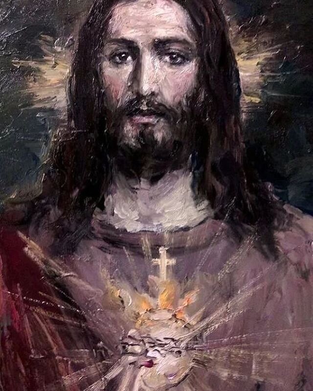Happy Solemnity of the Sacred Heart. 
From Jesus: &ldquo;Tell aching mankind to snuggle close to My merciful Heart, and I will fill it with peace. - Diary of St. Faustina. 
Praying that you rest in His heart today, friends. ❤️