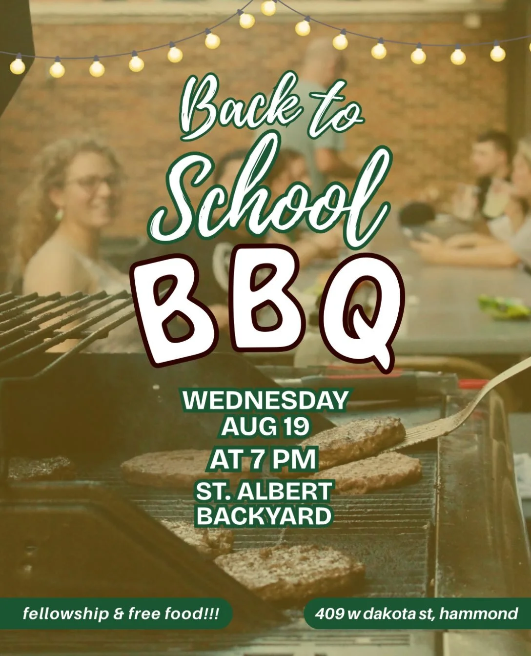 We can&rsquo;t wait to see you at the Back to School BBQ!!! 🍔🌭🏐Bring a friend and come enjoy some delicious food! Volleyball will be played throughout the evening!!