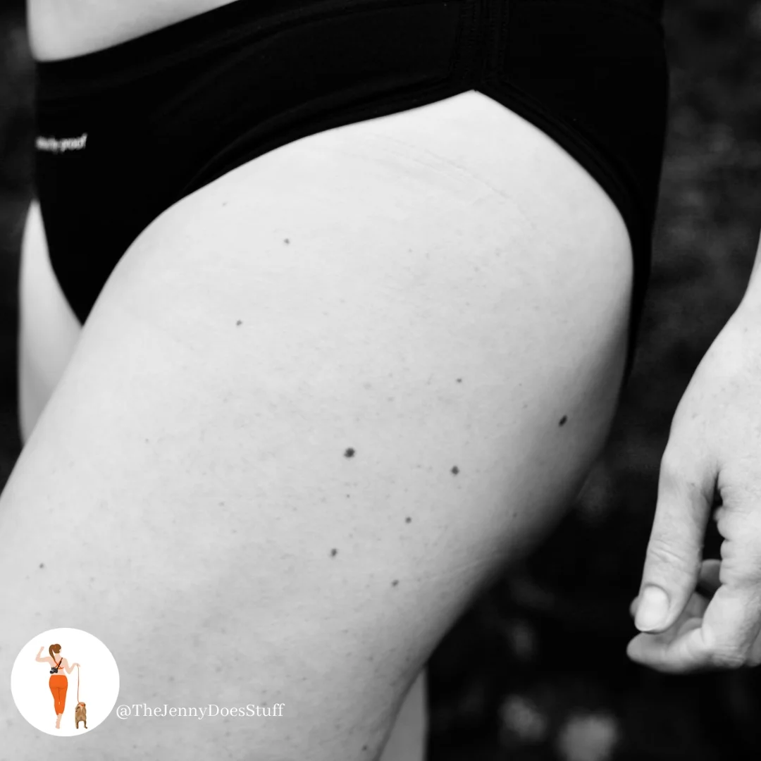 A switch to reusable period undies can vastly eliminate our use of disposable products not to mention the fact that they are comfy, convenient and cute. Featured here are THINX Sport Brief, image shot by @thejennydoesstuff