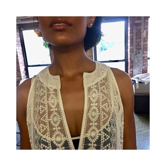 Details from today&rsquo;s fitting 💛 embroidered mesh #blueoliveresort