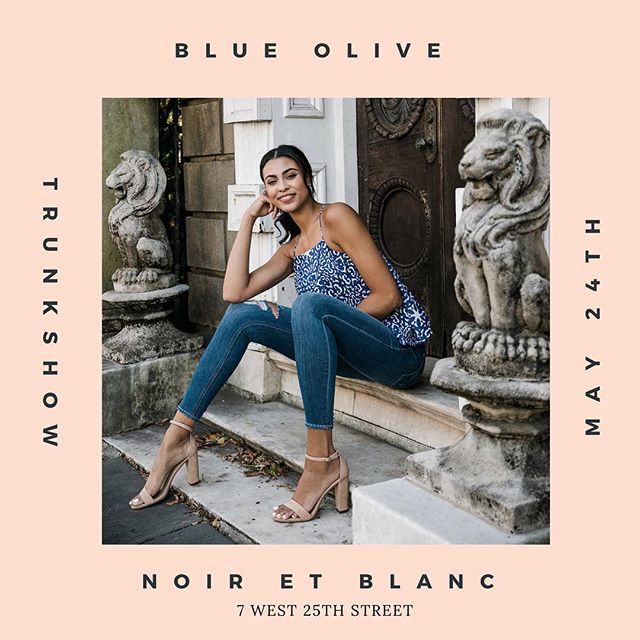Ladies! We are going to presenting our brand new collection TODAY! Come by and check it out 12-8pm @noiretblancnyc 7 W 25th street. 💙💙💙