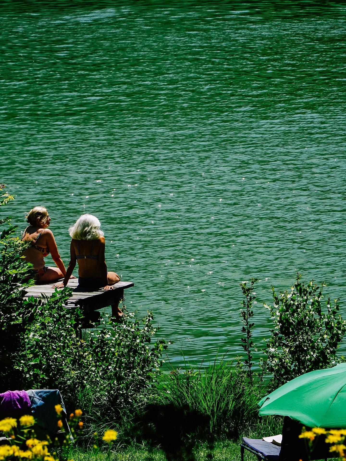 Mit der besten Freundin einen unverplanten Tag am See verbringen ist wie Urlaub&hellip;