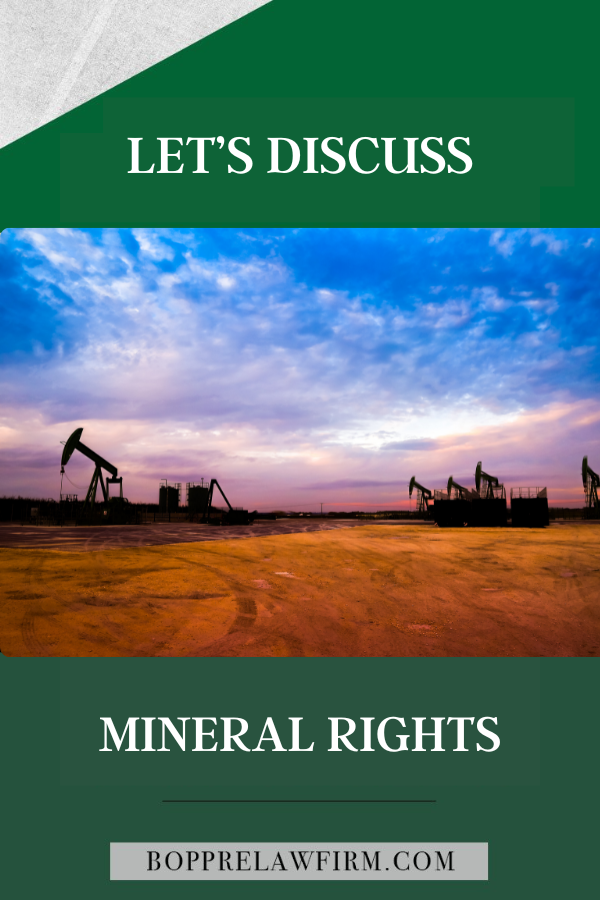 Let's Discuss Mineral Rights