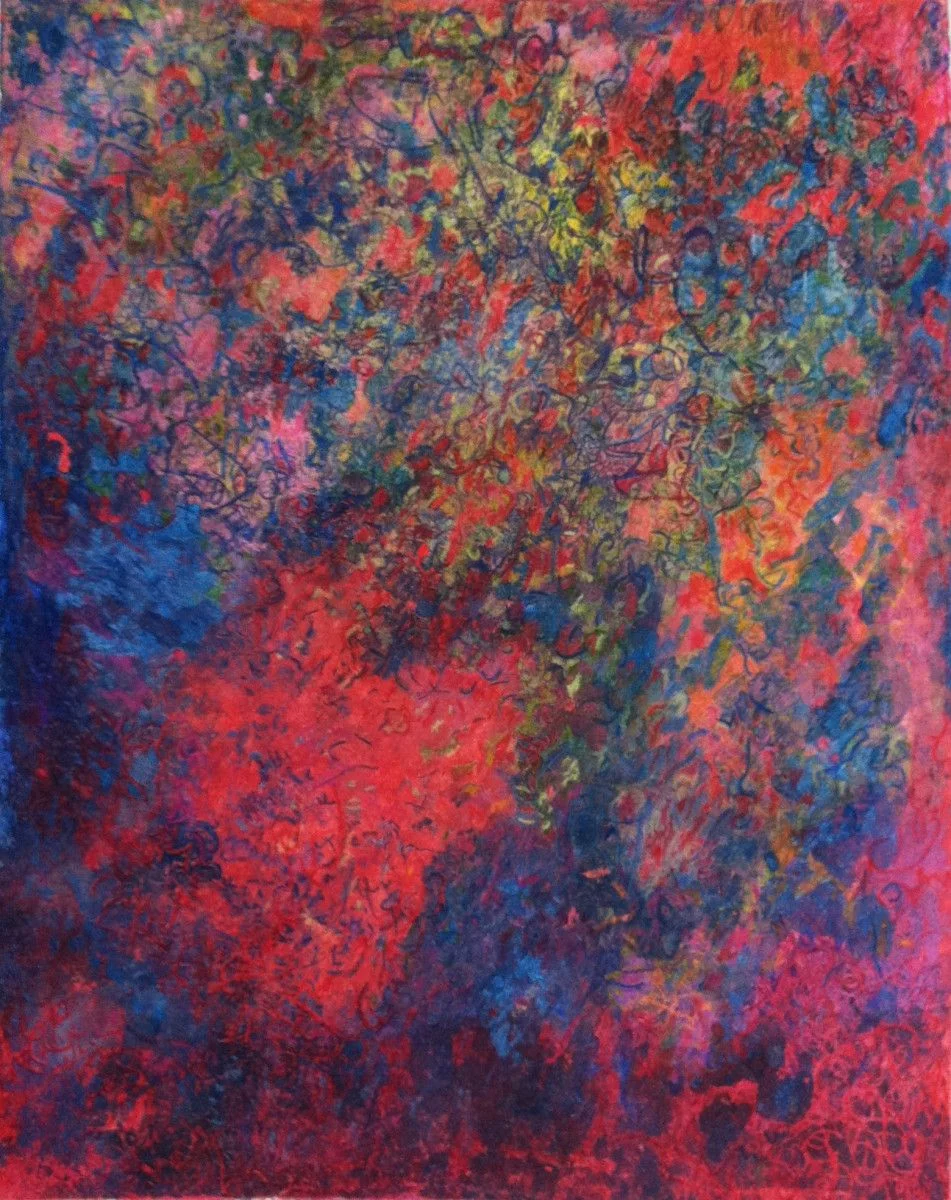 Maria Hughes, The Music of Color , Monotype. SOLD.