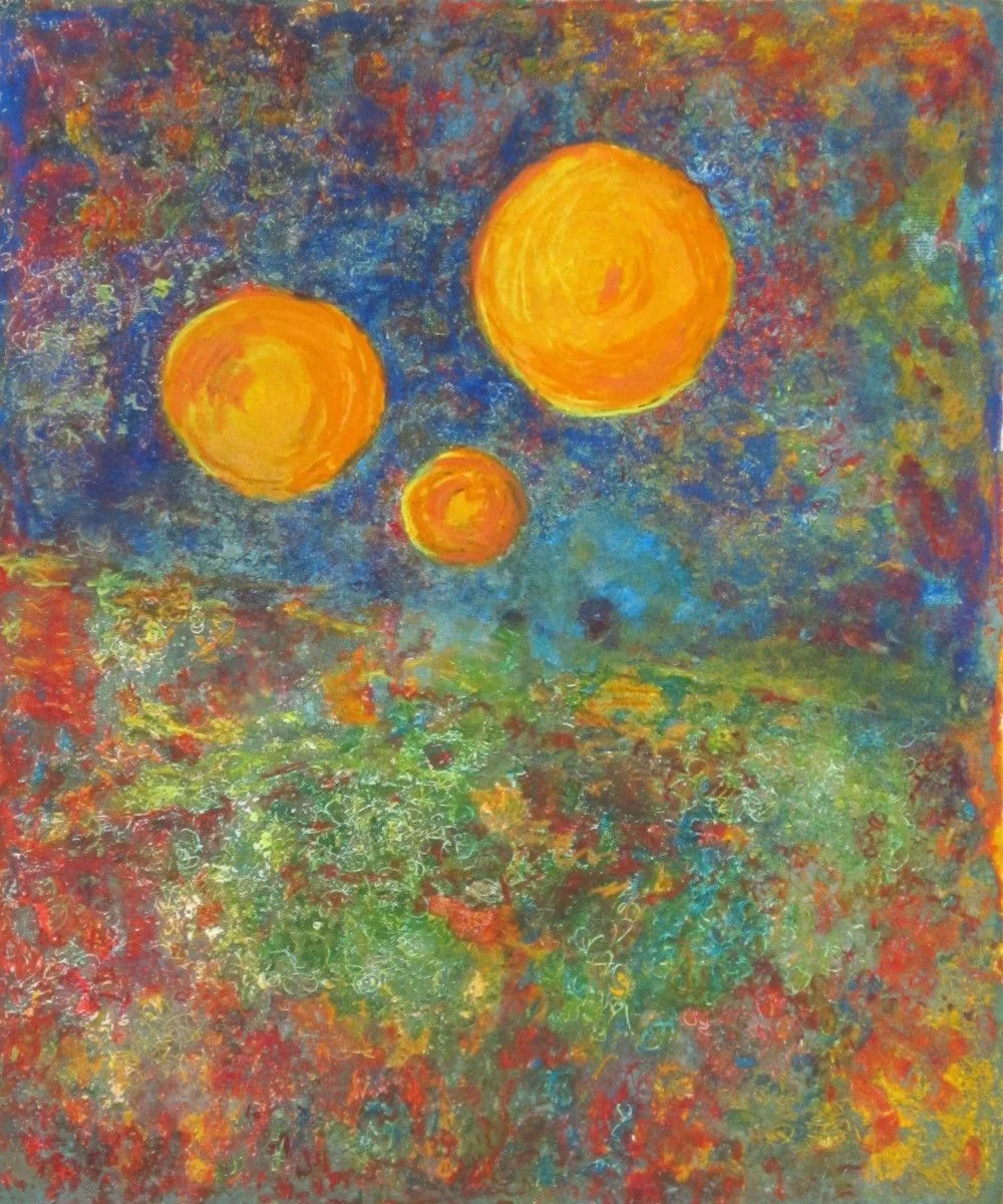 Maria Hughes, Mystery , Monotype. SOLD.