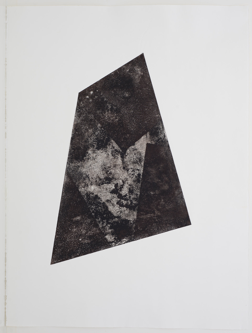  Luisa Duarte, Stone site, 2014. Monotype on paper, 30 x 22 x 0 in. 