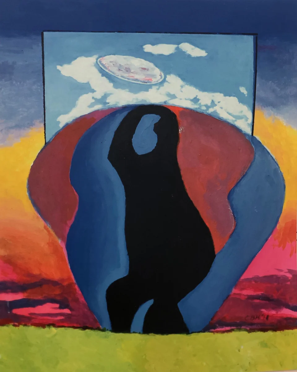 Carolyn Bertrand Hodges, My Sky Pie Wish , Acrylic, 24 x 30 IN.